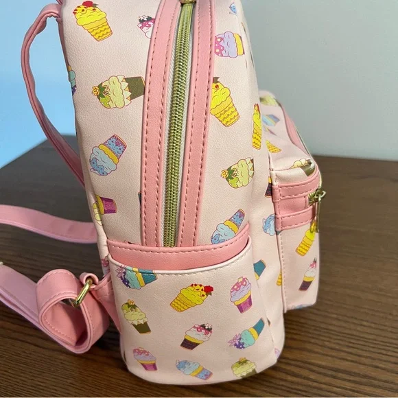 Disney Loungefly Mini Backpack - Disney Princess Inspired Ice Cream Cone Print - Picture 7 of 7